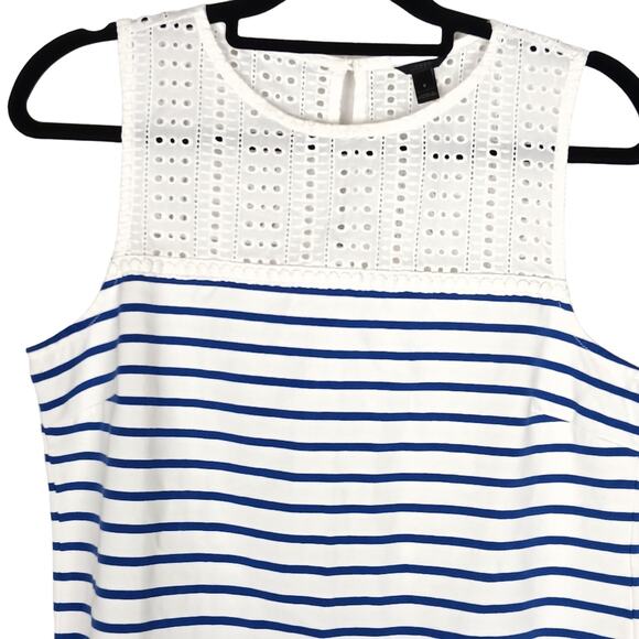 J. Crew Eyelet Yoke Sheath Dress Size S - Picture 3 of 6